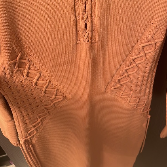 RoNNY KOBO Nude Brighton Lacing Coctail Dress - Picture 10 of 16